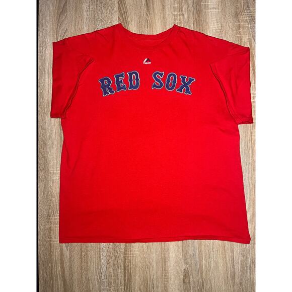 Andrew Benintendi Red Sox Vintage Red Shirt Jersey Mens XL - Picture 2 of 3